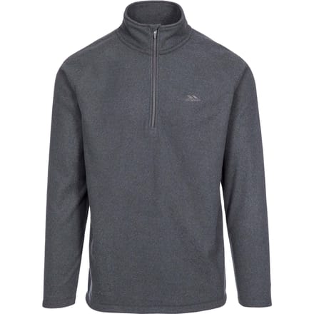 Trespass Heren Keynote Fleece Top (Houtskool Grijs)