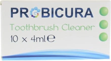 Probicura probiotische - Kunstgebit - Tandenborstel reiniger 10x4 ml