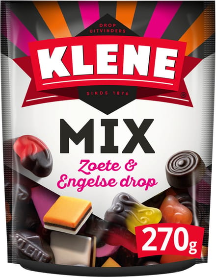 Klene | Zoete Mix & Engelse drop | 8 x 270 gram