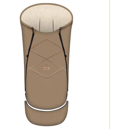 Zaffiro EverGrow Aspen Wollen Kinderwagenzak - Latte (0-36m)