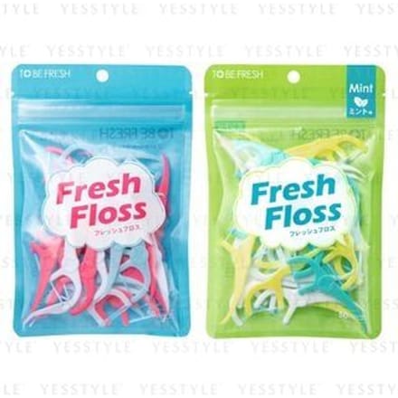 TO BE FRESH - Fresh Disposable Plastic Stemmed Dental Floss Non Flavor - 50 pcs