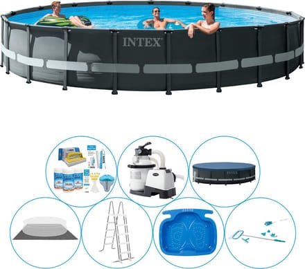 Ultra XTR Frame Rond 610x122 cm - Zwembad Inclusief Accessoires