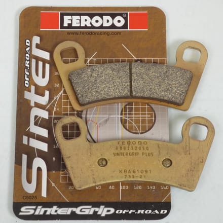 Plaquette de frein Ferodo pour Buggy Polaris 570 RZR 2017 à 2018 AV Neuf