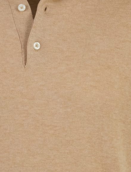 Gentiluomo poloshirt korte mouw bruin