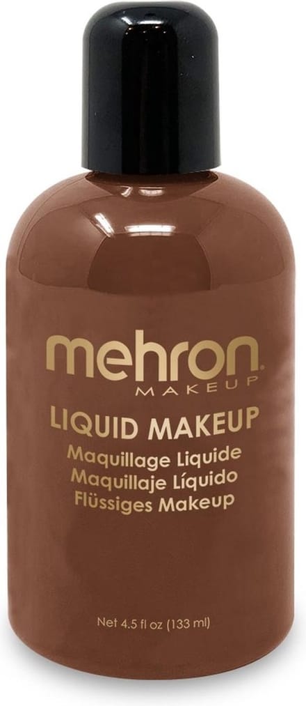 Mehron - Vloeibare Schmink op Waterbasis - Sable bruin - 130 ml