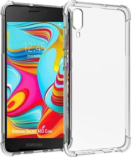 Samsung Galaxy A03 CORE- A03 Hoesje Shock Proof Siliconen Hoes Case Cover Transparant