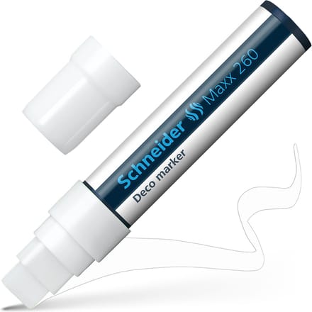 Schneider krijtmarker - Maxx 260 - wit - krijtstift - S-126049