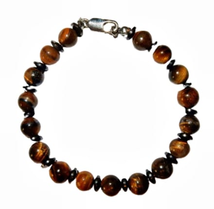 Tijgeroog Geel Magneet Armband