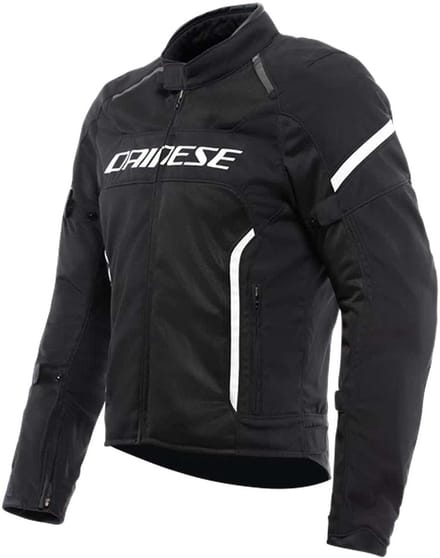Dainese Air Frame 3 Tex Jas Zwart Zwart Wit - Jas