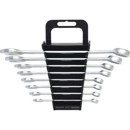 KS Tools 517.0048 5170048 Ringsleutel met ratelset Sleutelbreedte (metrisch) 8 - 19 mm