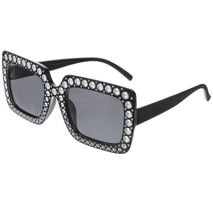 Allecto - Oversized zonnebril - Retro disco stijl - Unisex - Glitter