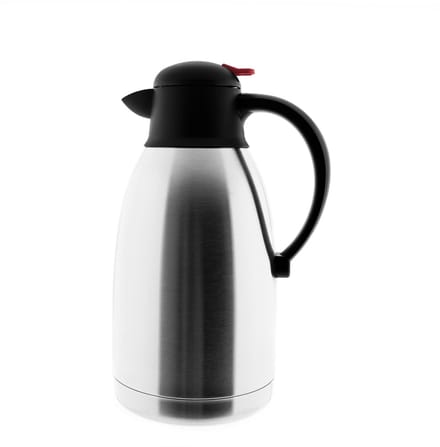 Almina Thermoskan - 2 Liter - Zilver - Antidrup Dop