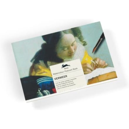 Vermeer - Watercolour Postcard Books - Pepin van Roojen