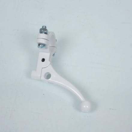 Levier de starter ou décompresseur en plastique blanc pour mobylette cyclomoteur