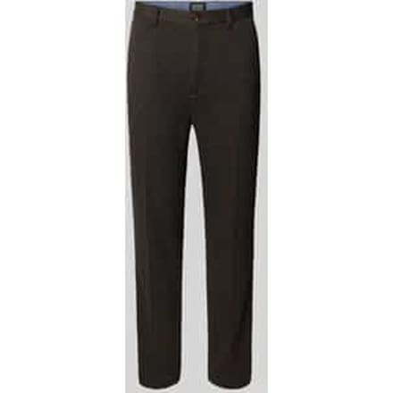 Stoffen broek met achterzakken