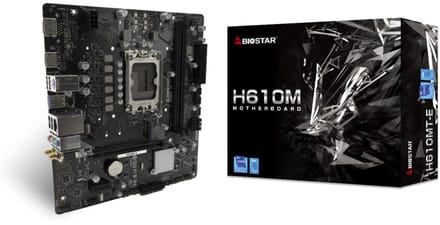 Biostar H610MT-E moederbord Intel H610 LGA 1700 micro ATX