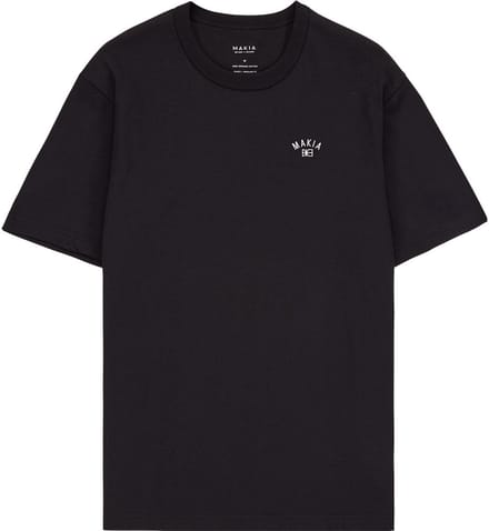 Makia Cove T-shirt Met Korte Mouwen Zwart S Man