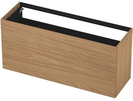 INK - Onderkast 2 Laden Push To Open Decor - 1400x450x650 Mm - Blank Eiken