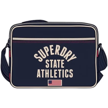 Superdry Retro Alumni Crossbody Schoudertas eclipse navy