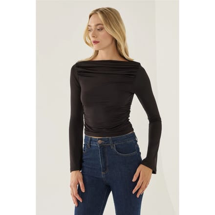 Drapé Gedetailleerde Top