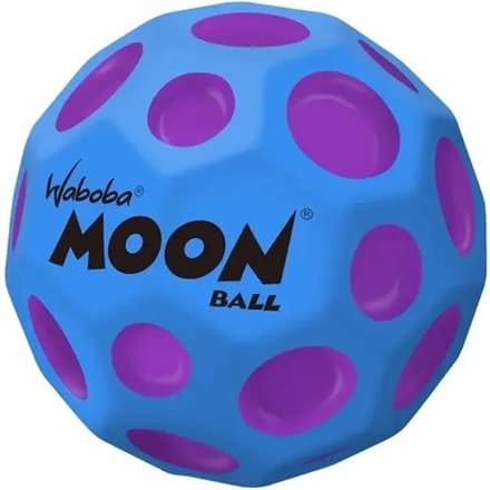 Waboba stuiterbal speelgoed Martian Moon Ball Hyper Blue 63mm.