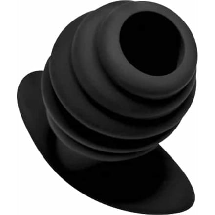 Hive Ass Tunnel 4" Silicone Ribbed Hollow Anal Plug - Large