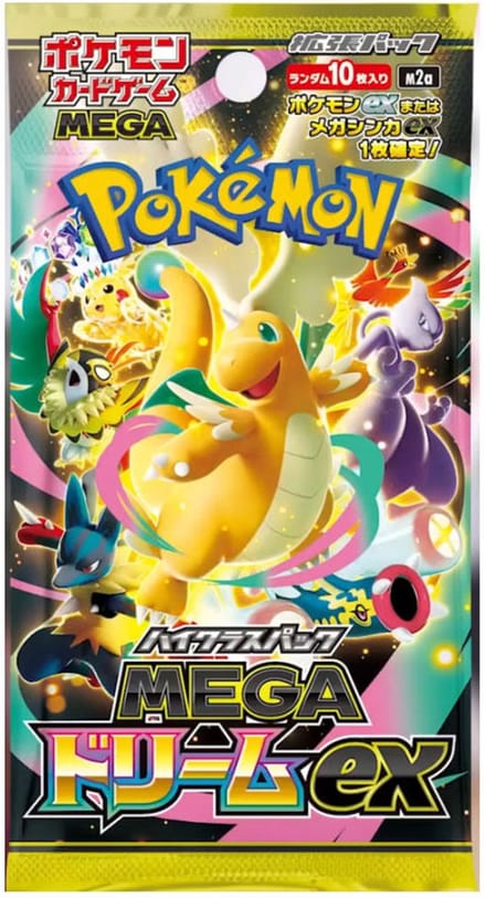The Pokémon Company Pokémon TCG Mega Dream EX-Booster Pack Japans (Diversen) Nieuw