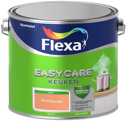Flexa - Easycare Keuken - Vol Klaproos - Mengverf - 2,5 L