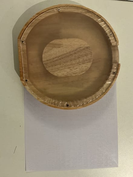 SPAARPOT HOUT LETTER O