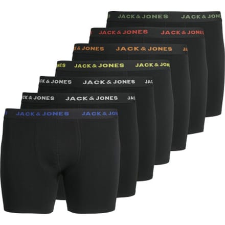 JACK & JONES PLUS - JACBASIC TRUNKS 7 PACK NOOS PLS Heren Onderbroek