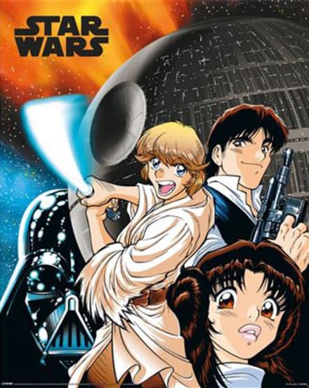Poster Star Wars - Manga Madness 40x50cm