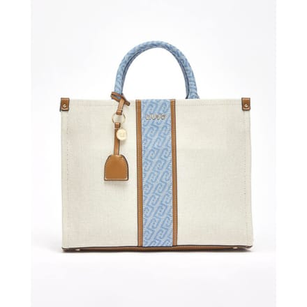 LIU JO handtas schoudertas Ridhi Tote Bag Neutro / Denim beige