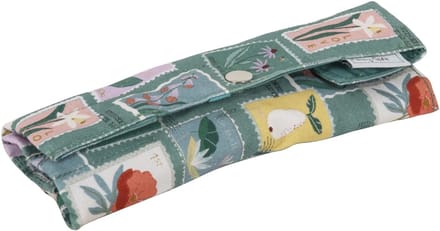 Hobby Gift Gehaakt etui: omslag: geborduurde postzegels