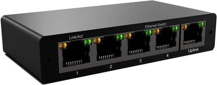 Netwerk Splitter - Gigabit Ethernet Hub - Internet Delen - 1 A 4 Poorten