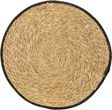 Tafelmat, placemat van rietgras, rond, Ø35cm, 4 stuks, 4 Stück