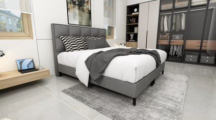 Nessa® - 140x190 Boxspring Rosanna Grijs