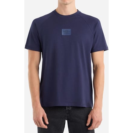 Umbro Heren Gelaagd Box Logo T-Shirt (Peacoat)