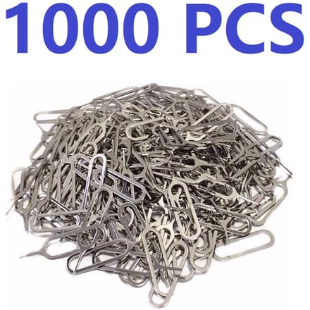 50 1000 Stuks Uitwerpen Sim Kaart Lade Open Pin Naald Sleutel Tool Sim Kaart Lade Pin Eject Tool Universele Mobiele Telefoon Sim Kaarten Accessoires