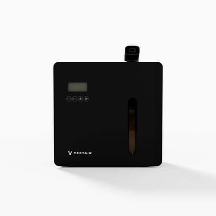 Sensamist® SM1000 - Luchtverfrisser - Zwart - tot 1.000 m³ - Programmeerbaar - tbv 1 Liter