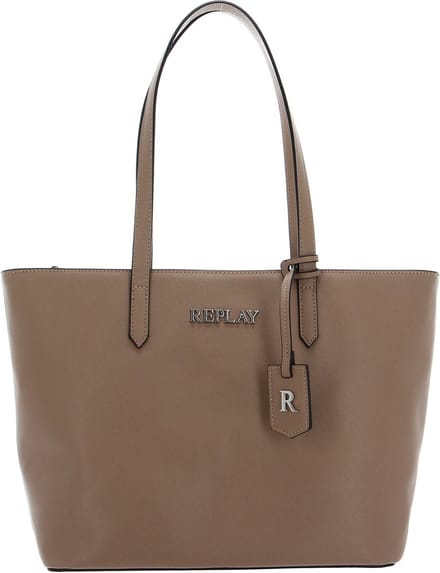 REPLAY Schoudertas Shopper Shoulder Bag Sand Bruine