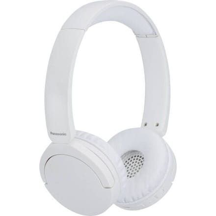 Panasonic RB-HF630BE-W On Ear koptelefoon Bluetooth Wit Ruisonderdrukking (microfoon) Headset Mobiele telefoon