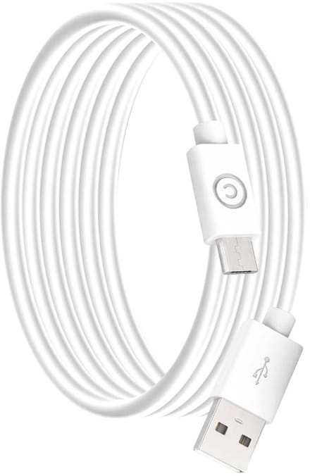 Bigben Connected, Micro-USB naar USB-A Oplaadkabel 2.1A - 1.2m, Wit