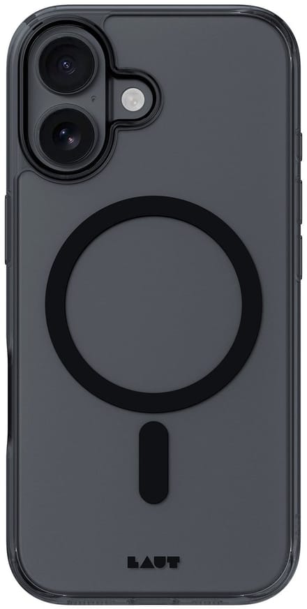Laut Crystal Fluro Hoesje voor iPhone 17 met MagSafe – Clear Black