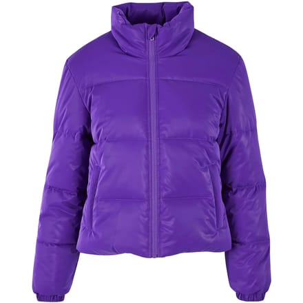Urban Classics - Shark Skin Gewatteerd jack - S - Paars