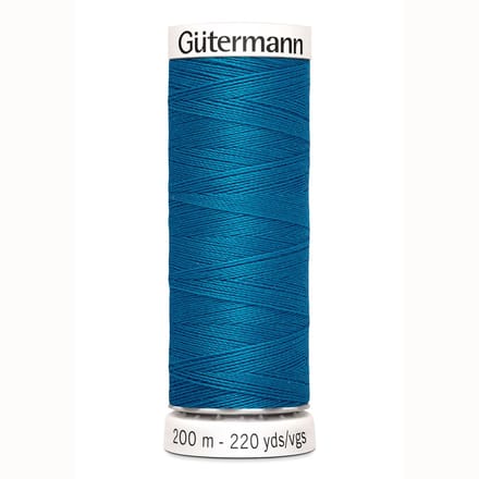 Gütermann Alles Naaigaren, Blauw  Nr. 025, 200 meter, Per stuk.