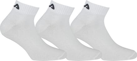 Fila - Ankle Socks 3-Pack - Witte Enkelsokken - 35 - 38 - Wit