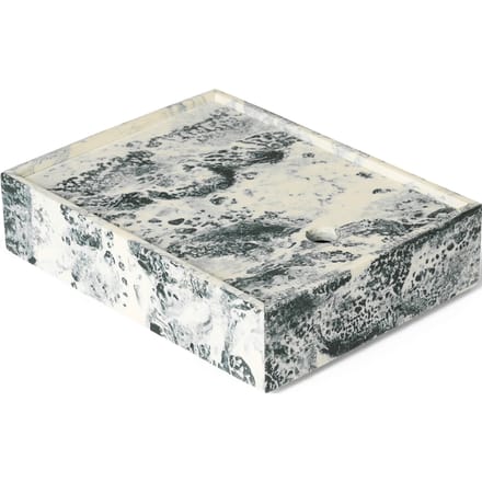 Ferm Living Mist Box - emerald off white - 15 x 20 cm