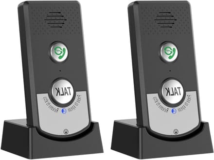 Draadloze Intercom met Deurbel, Oplaadbare Intercom met 38 Deurbeltonen en 2-Weg Communicatie voor Thuisgebruik