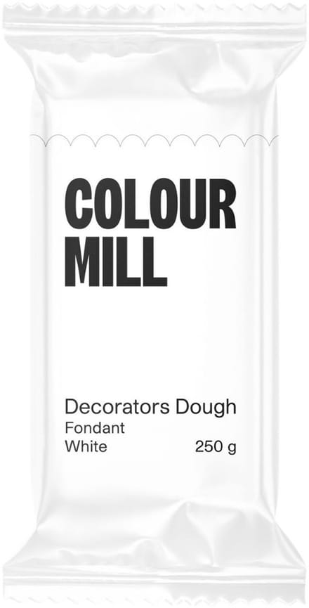 Colour Mill Decorators Dough - Wit - 250 g - Fondant - Suikerpasta - Taartdecoratie