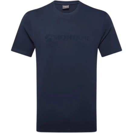 Montane Mono Logo T-shirt Met Korte Mouwen Blauw S Man